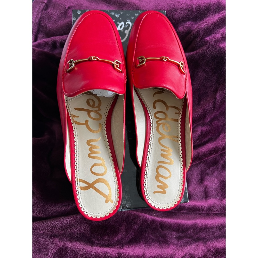 Red Sam Edelman Mules